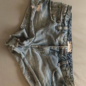 Free People Jean shorts